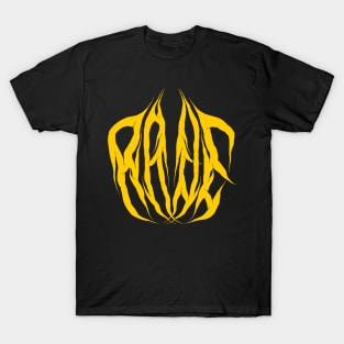 Rave Artwork - Gold T-Shirt